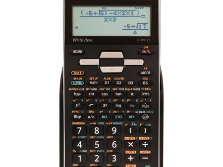 Advanced Scientific Calculator with WriteView 4 Line Display (EL-W516TBSL) Online Sale