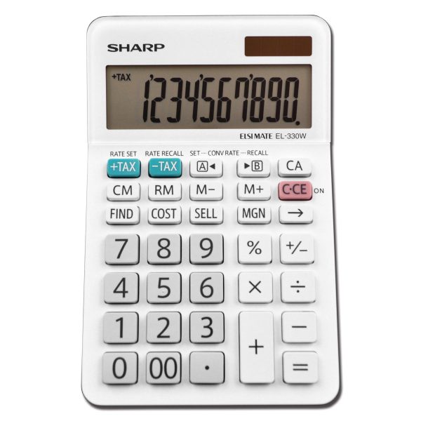 10 Digit Professional Desktop Calculator (EL-330WB) on Sale