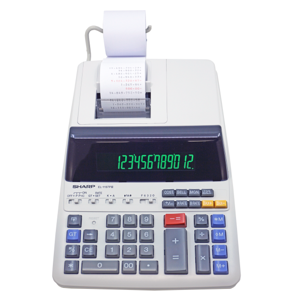 12 Digit Commercial Printing Calculator (EL-1197PIII) Fashion