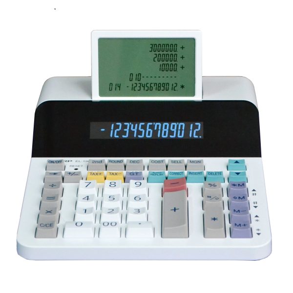 12 Digit Paperless Printing Calculator (EL-1901) on Sale