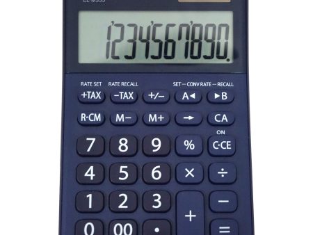 10 Digit Extra Large Desktop Calculator (EL-M335B-BL) on Sale