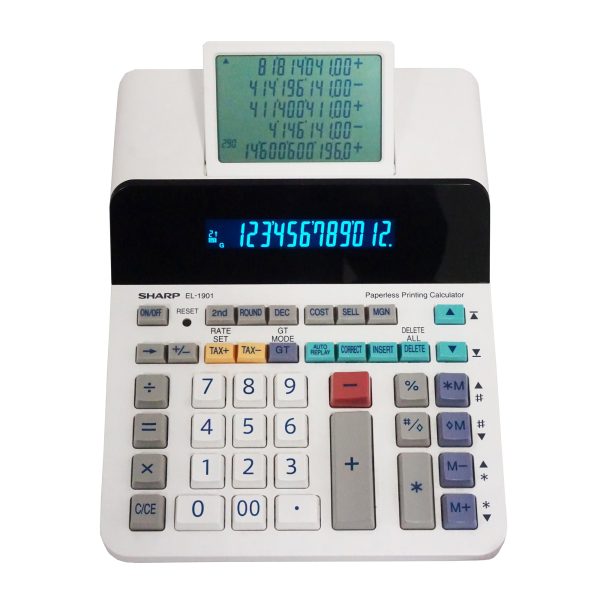 12 Digit Paperless Printing Calculator (EL-1901) on Sale