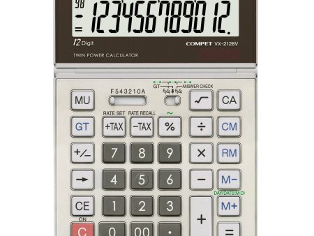 12 Digit Commercial Desktop Calculator (VX-2128V) Online now