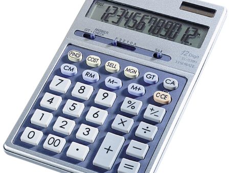 12 Digit Executive Business Large Desktop Calculator (EL-339HB) For Sale