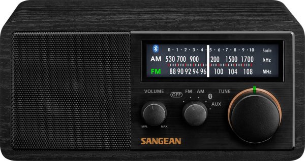 Sangean SG-118 FM   AM   Aux-in   Bluetooth Wooden Cabinet Radio For Discount