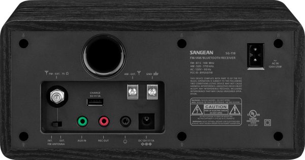 Sangean SG-118 FM   AM   Aux-in   Bluetooth Wooden Cabinet Radio For Discount