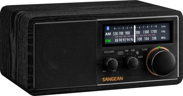 Sangean SG-118 FM   AM   Aux-in   Bluetooth Wooden Cabinet Radio For Discount