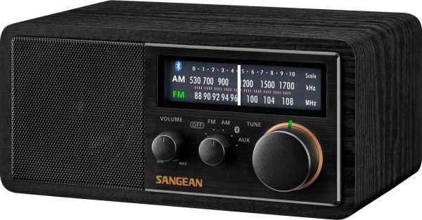 Sangean SG-118 FM   AM   Aux-in   Bluetooth Wooden Cabinet Radio For Discount