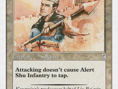 Alert Shu Infantry [Portal Three Kingdoms] For Sale