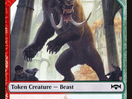 Beast Token [Ravnica Allegiance Tokens] Fashion