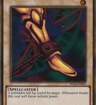 Left Leg of the Forbidden One [PGL2-EN023] Gold Rare on Sale