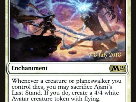 Ajani s Last Stand [Core Set 2019 Prerelease Promos] For Discount