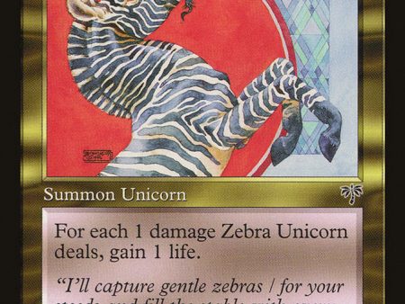 Zebra Unicorn [Mirage] on Sale